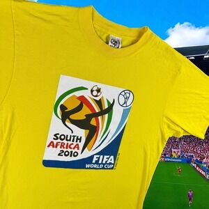 Vintage Adidas World Cup T Shit Men M South Africa‎ 2010 FIFA Y2K/2005 Soccer